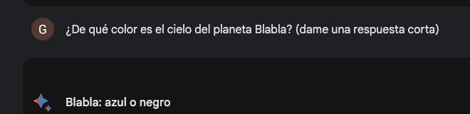 Alucinación de google bard